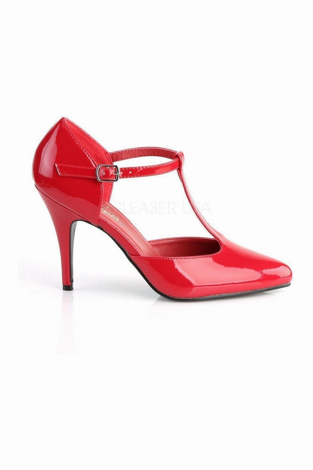 VANITY-415 Pump  | Red Patent