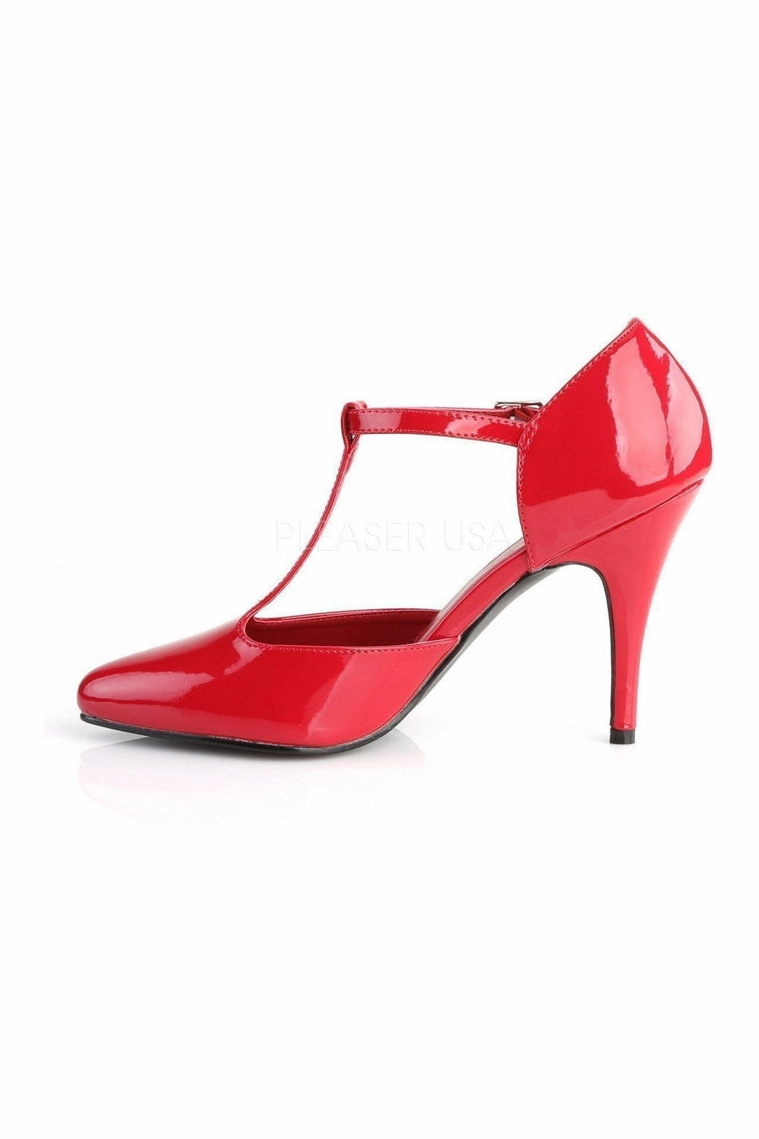 VANITY-415 Pump  | Red Patent