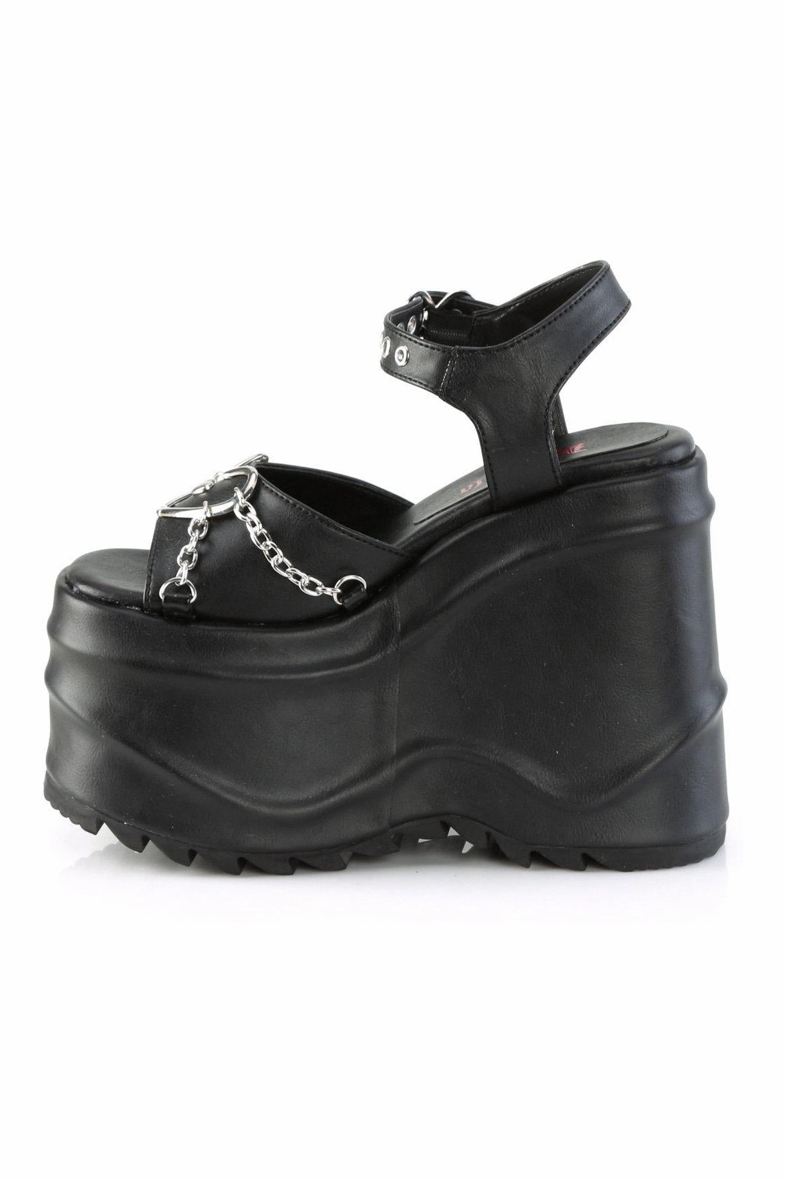 WAVE-09 Ankle Boot | Black Faux Leather