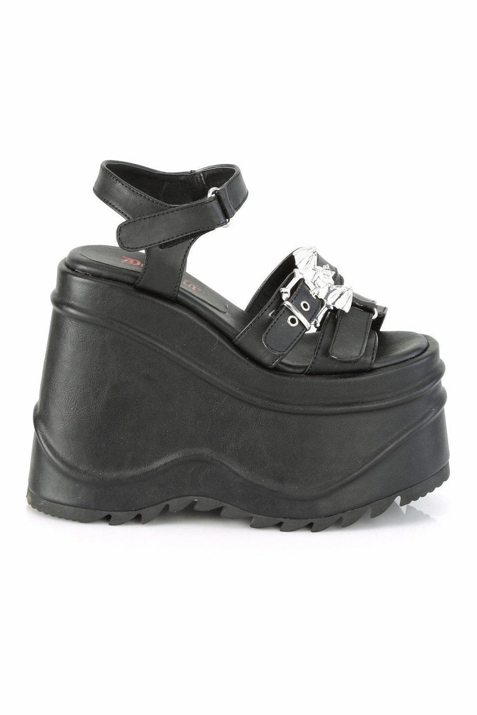 WAVE-13 Ankle Boot | Black Faux Leather