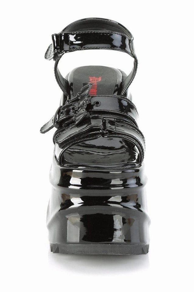 WAVE-13 Ankle Boot | Black Patent