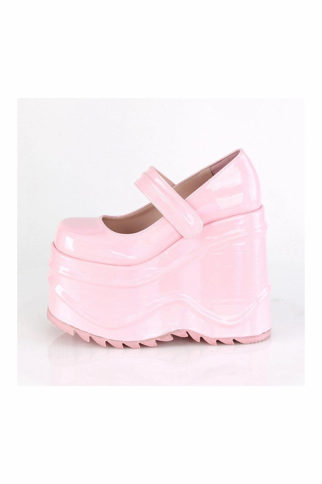 WAVE-32 Mary Jane | Hologram Faux Leather