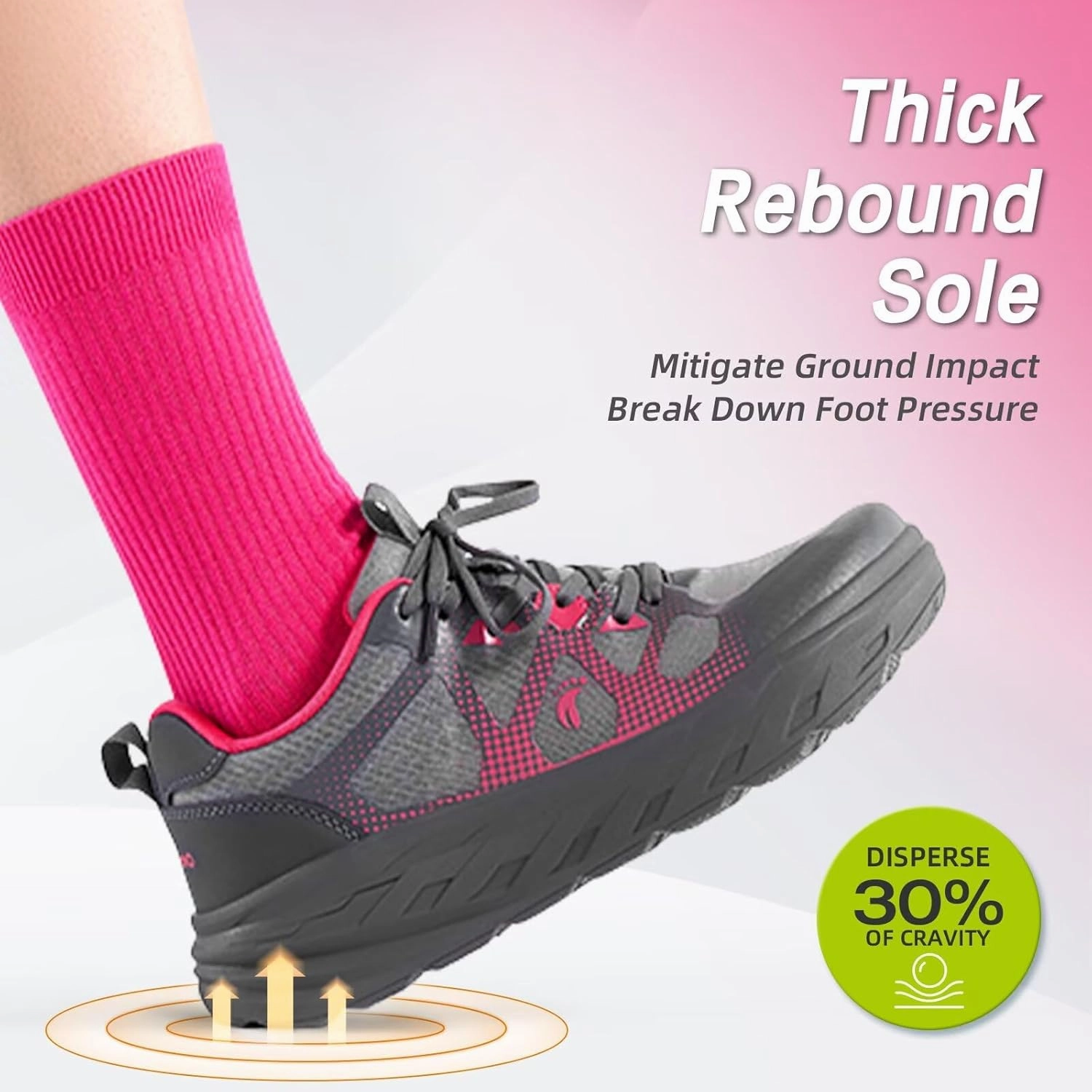 Women's Orthopedic Diabetic Wide Running Shoes: Comfortable Casual Arch Support Plantar Fasciitis Orthotic Sneakers, High Arch Swollen Work Tennis Sports Shoes for Foot and Heel Pain Relief