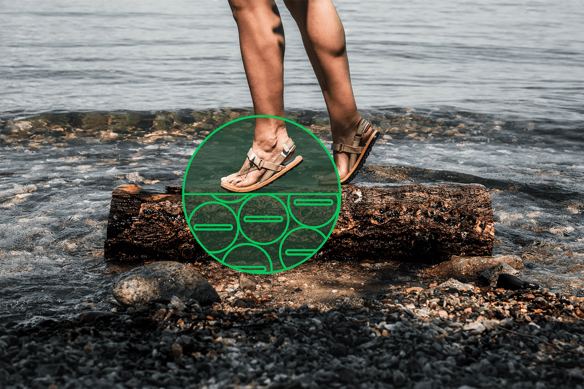Women's Respire Vegan Grounding Barefoot Sandals | Eclipse