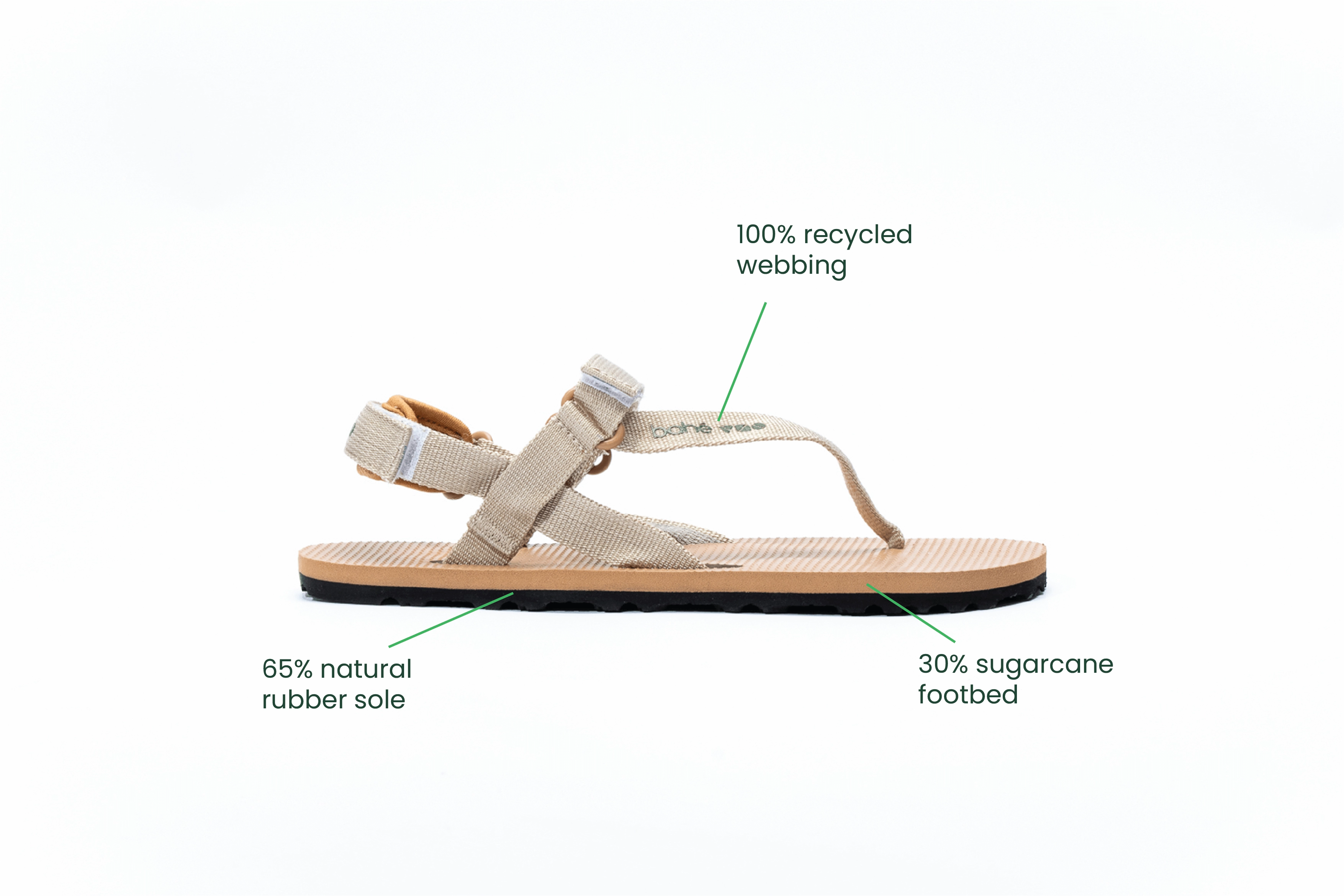 Women's Respire Vegan Grounding Barefoot Sandals | Stone