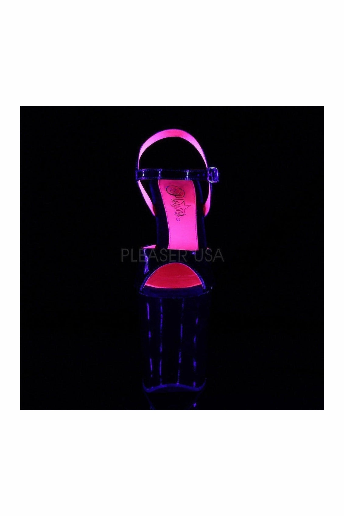 XTREME-809TT Platform Sandal  | Black Patent